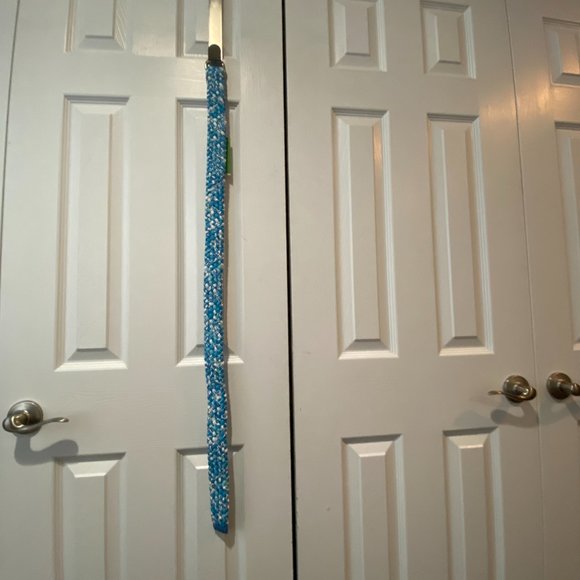 Lilly Pulitzer Blue Making the Rounds Belt NWT